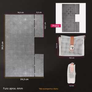 MALHA CHENILLE 20X19CM P/BOLSA RO.150852-0