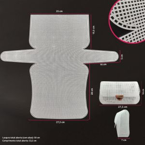 MALHA CHENILLE 53.5X50CM P/BOLSA RO.152865 / BXWG10-0