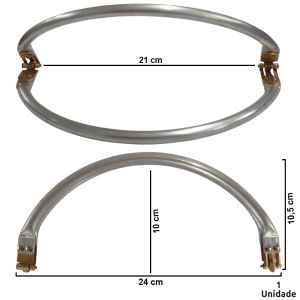 ALCA TUBULAR 23CM OVAL DVP89-0310-44-0