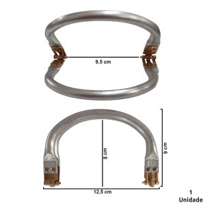 ALCA TUBULAR 13CM OVAL DVP89-0235-47-0
