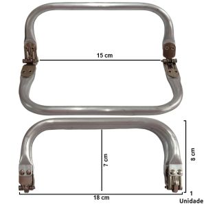ALCA TUBULAR 18X8CM RETANGULAR HYTS252-1-0